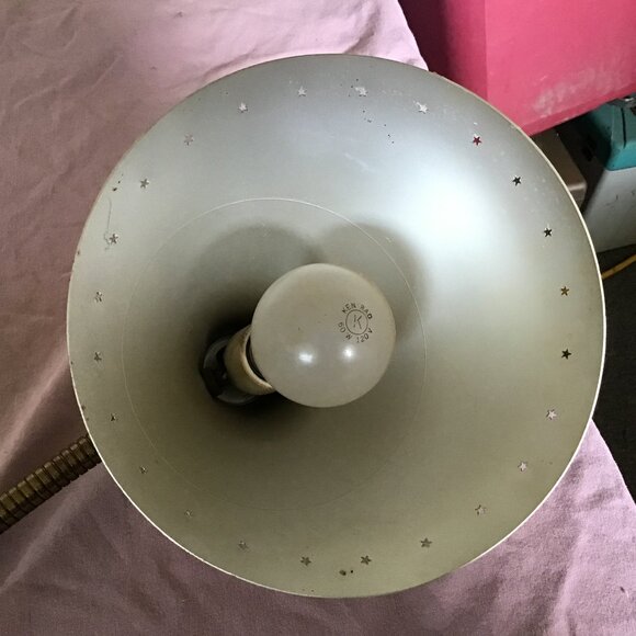 Vintage Gooseneck Desk Lamp Works - Retro Desk Lamp - Neat Collectible Working - Picture 2 of 7